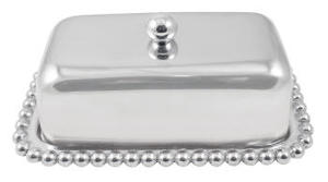 Pearled Butter Dish