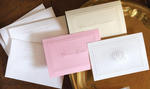 Embossed Border Notes
