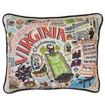 UVA Embroidered Pillow