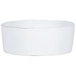 Vietri Lastra White Large Serving Bowl