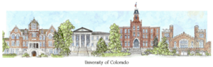 Patsy Gullett University of Colorado Sculptured Watercolor