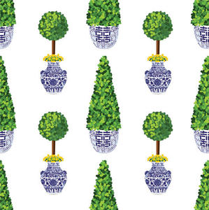 Chinoiserie Topiary Gift Wrap Sheets
