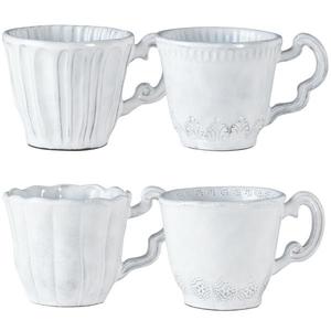 Incanto White Assorted Mugs