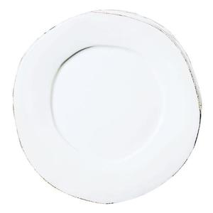 Lastra White Dinner Plate