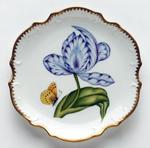 Anna Weatherley Purple & Blue Tulip Bread & Butter Plate