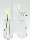 Tizo Crystal Glass Bud Vase/Candleholder (medium)