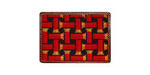 Smathers and Branson Needlepoint Shotgun Shell Weave Card Wallet