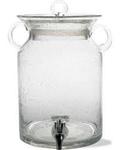 Tag Clear Vintage Glass Jar Drink Dispenser